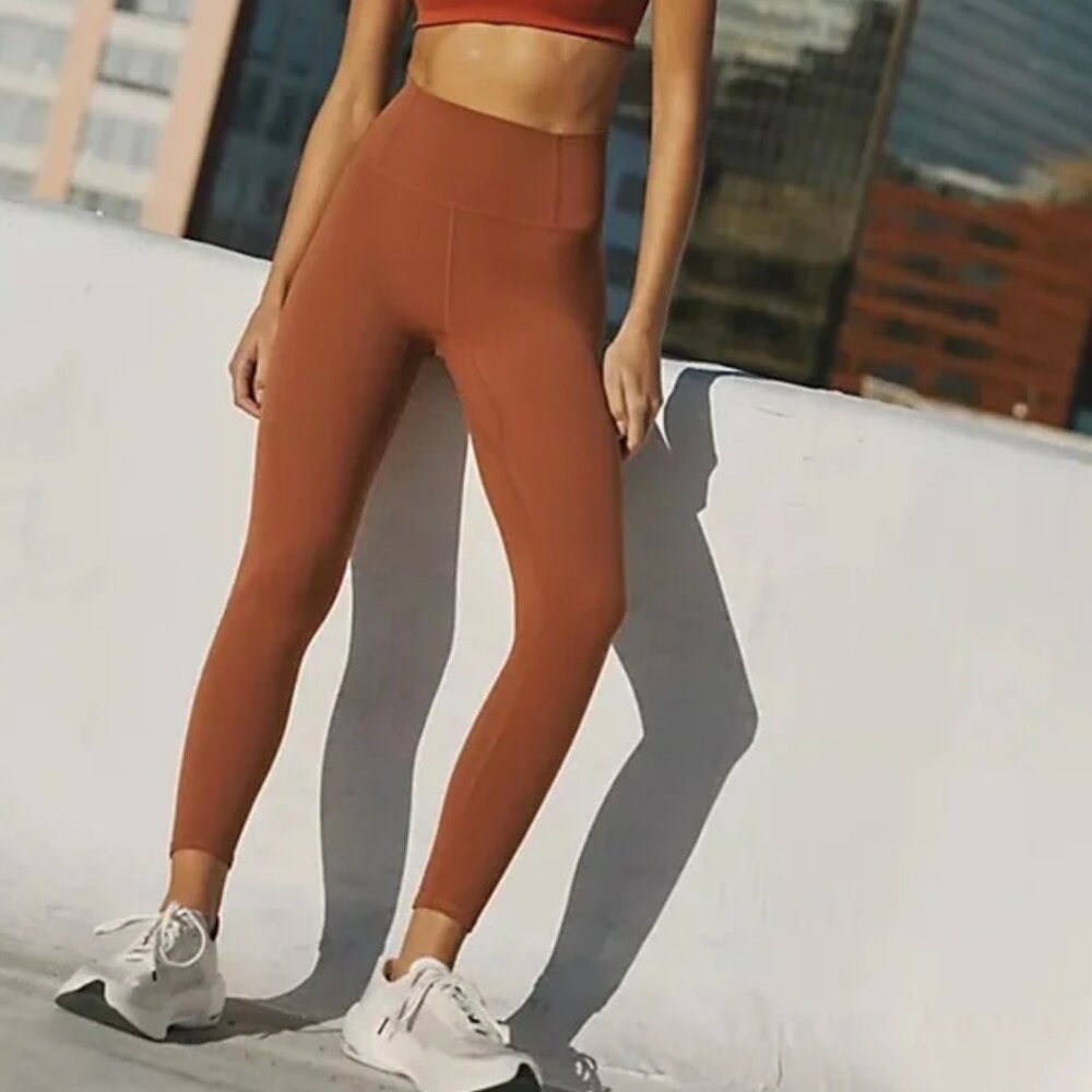 Free People Rust Leggings